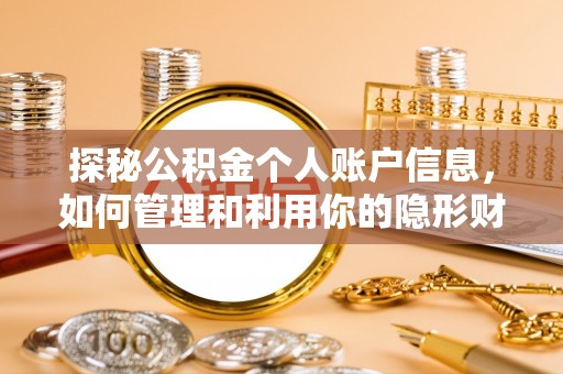 虎尾探秘公积金个人账户信息，如何管理和利用你的隐形财富